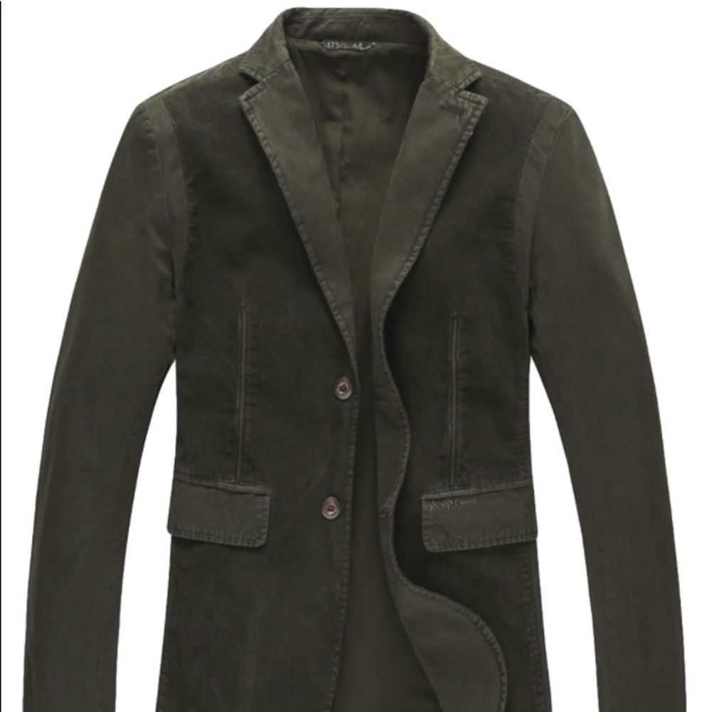 Army green blazer